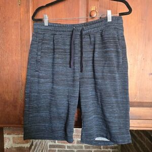 Hollywood the Jean People Men's Blue Black Heathered Sweat Shorts - XL